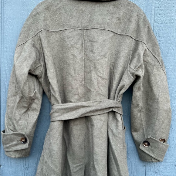 ZARA Wool Blend Coat Double Breasted Coat Size XSMALL - Picture 7 of 10